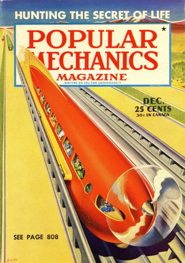 Popular Mechanics magazine cover, December 1940