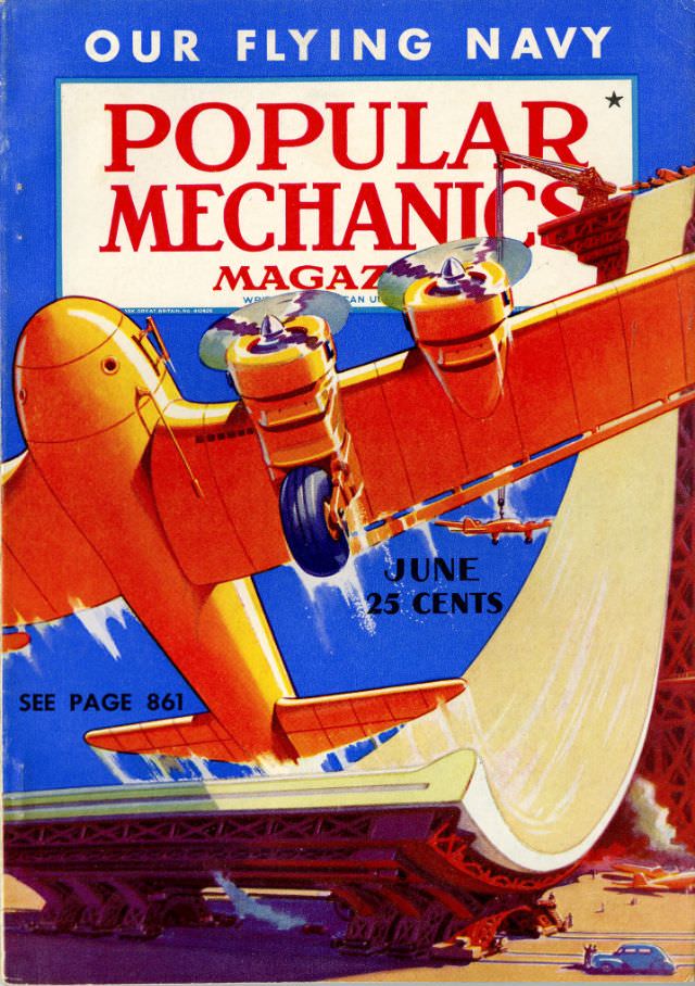 Popular Mechanics magazine cover, June 1940