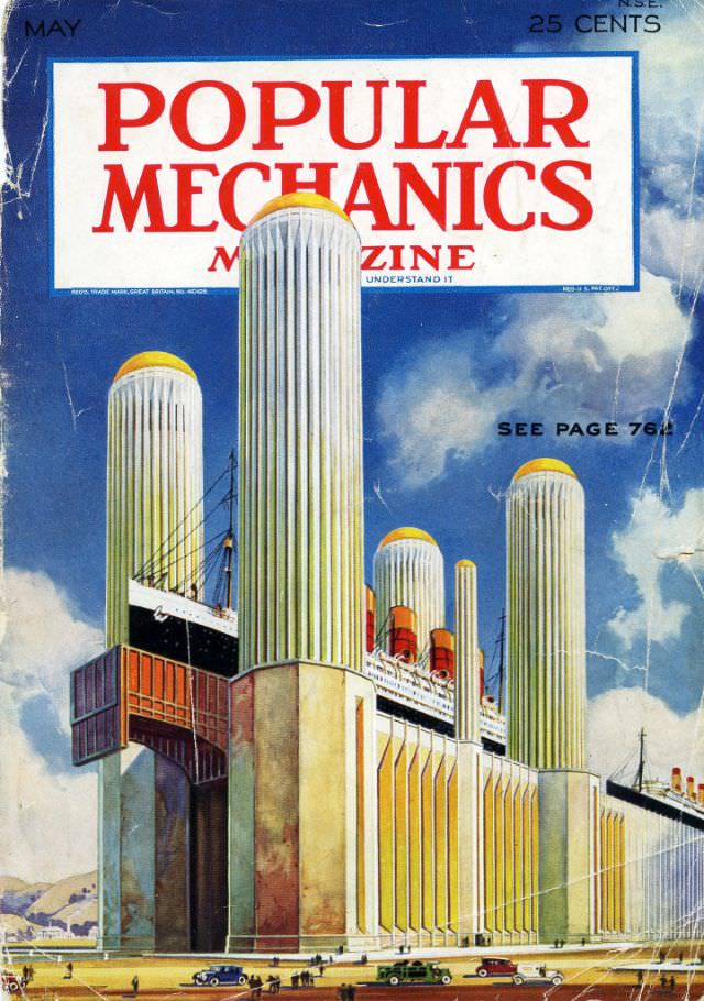 Popular Mechanics magazine cover, May 1931