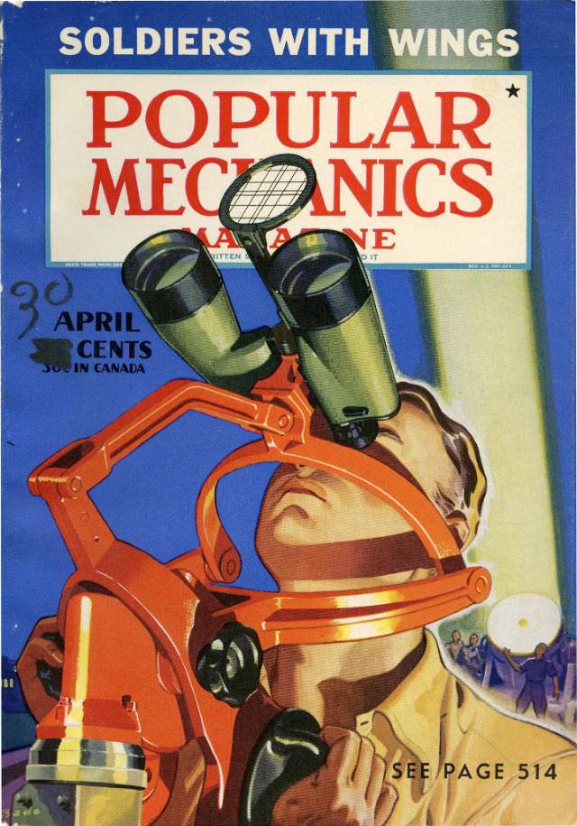 Popular Mechanics magazine cover, April 1941