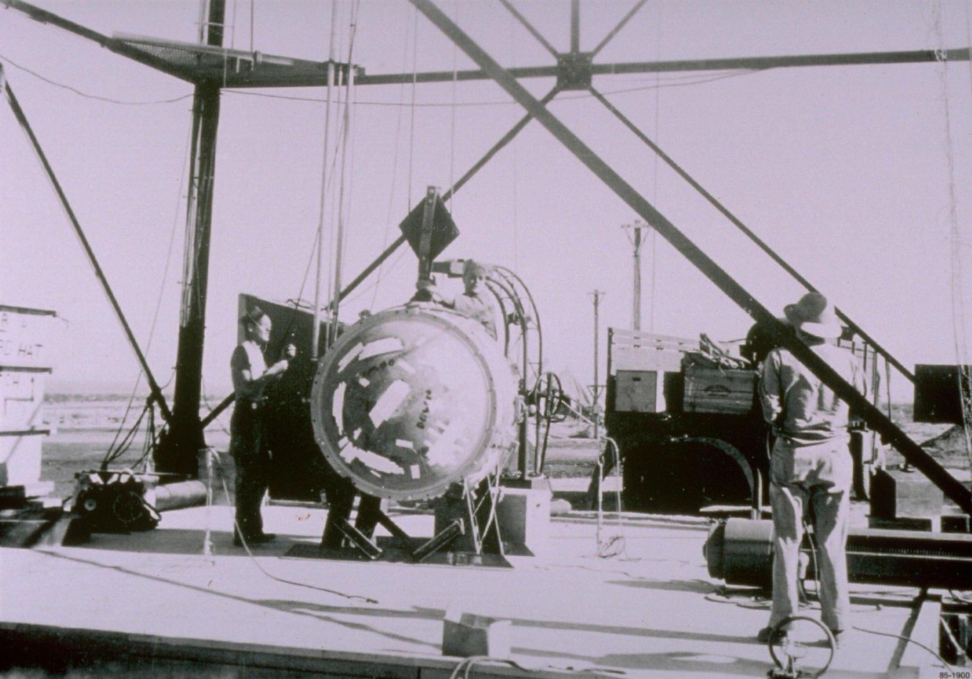 Test Tower at Trinity Nuclear Site, New Mexico