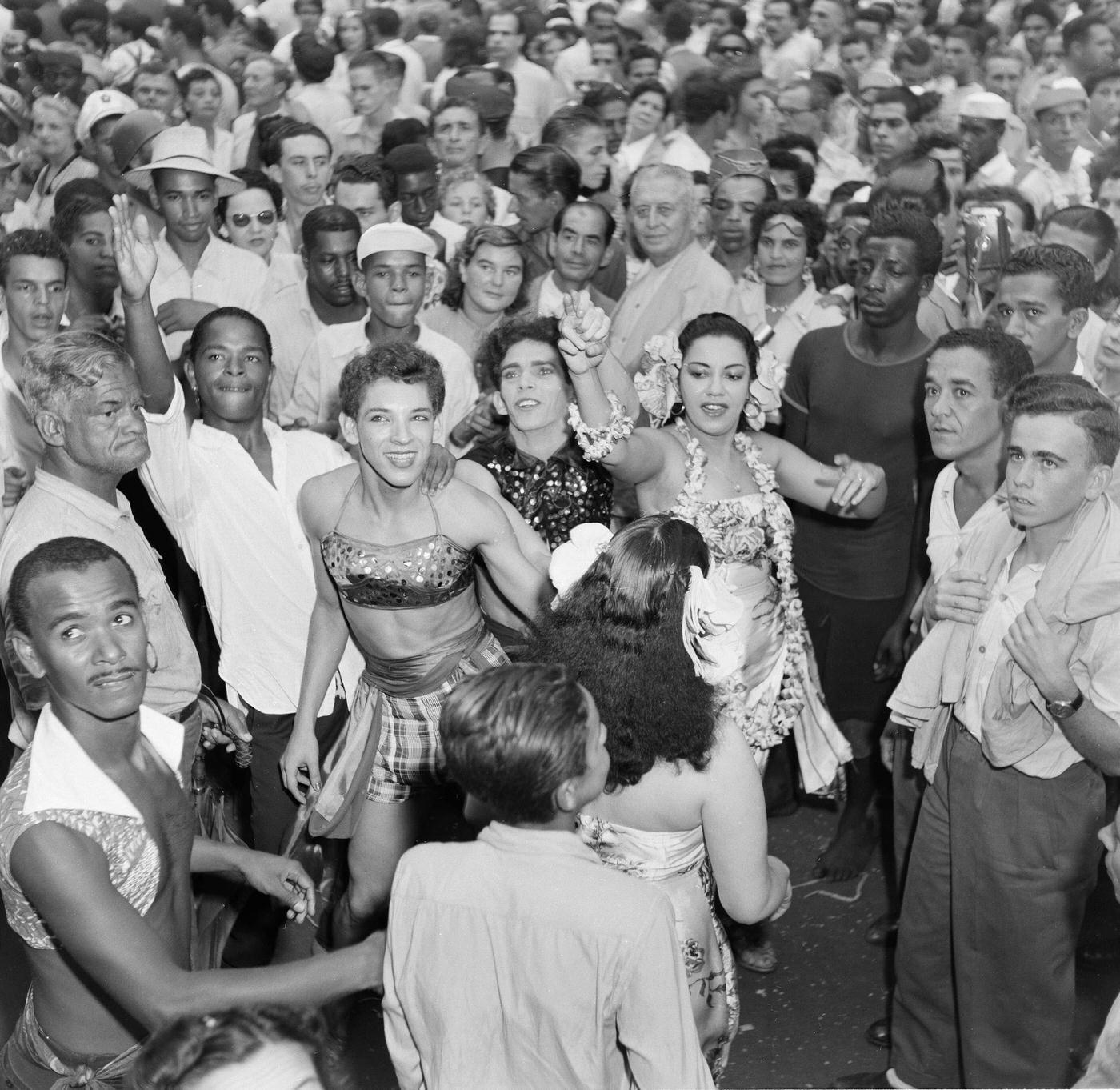 Street Party Celebration, Rio Carnival 1953