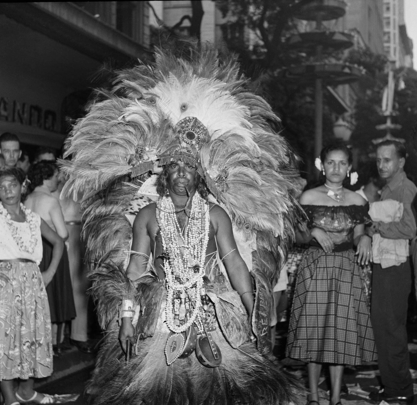 Costumed Posers, Rio Carnival 1953