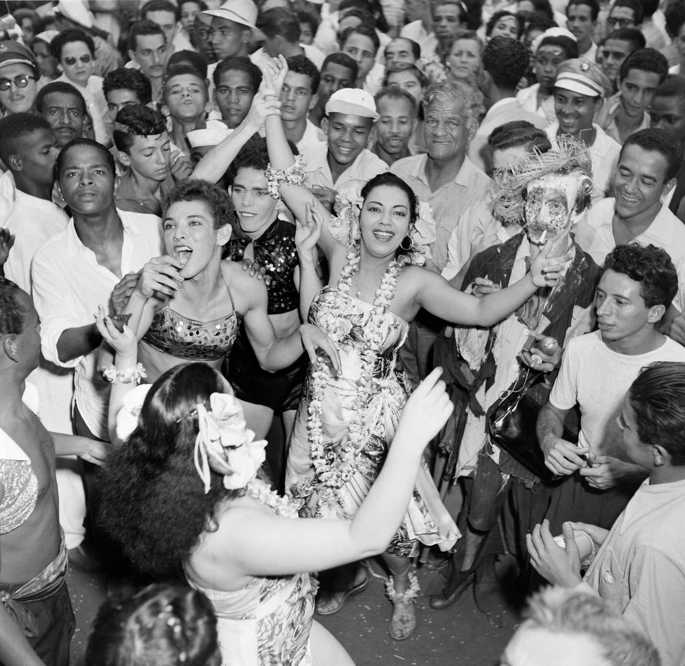 Street Party Dancing, Rio Carnival 1953
