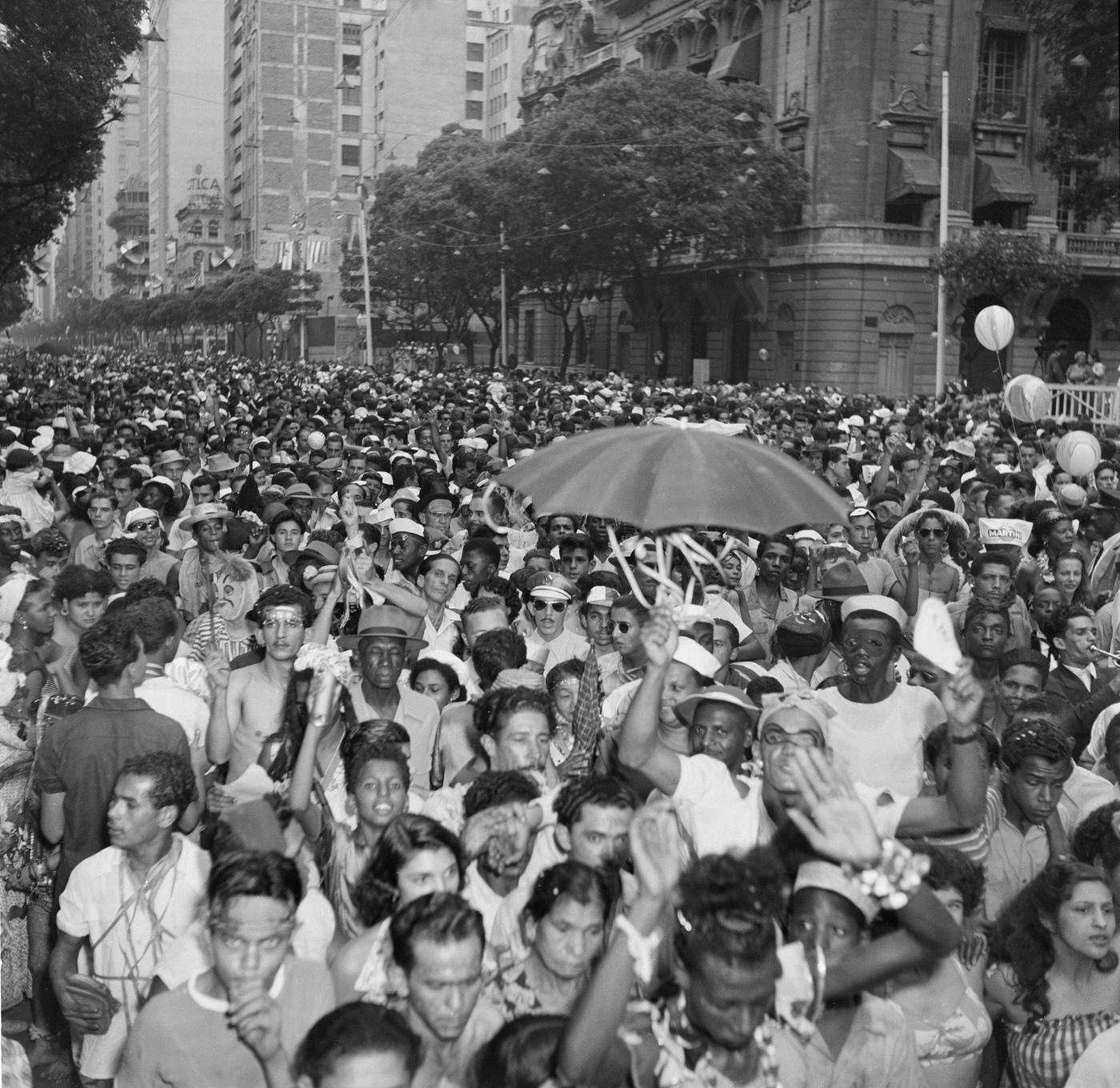 Street Party Celebration, Rio Carnival 1953