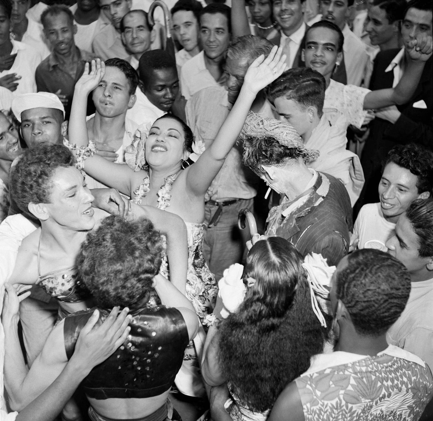 Street Party Revelers, Rio Carnival 1953