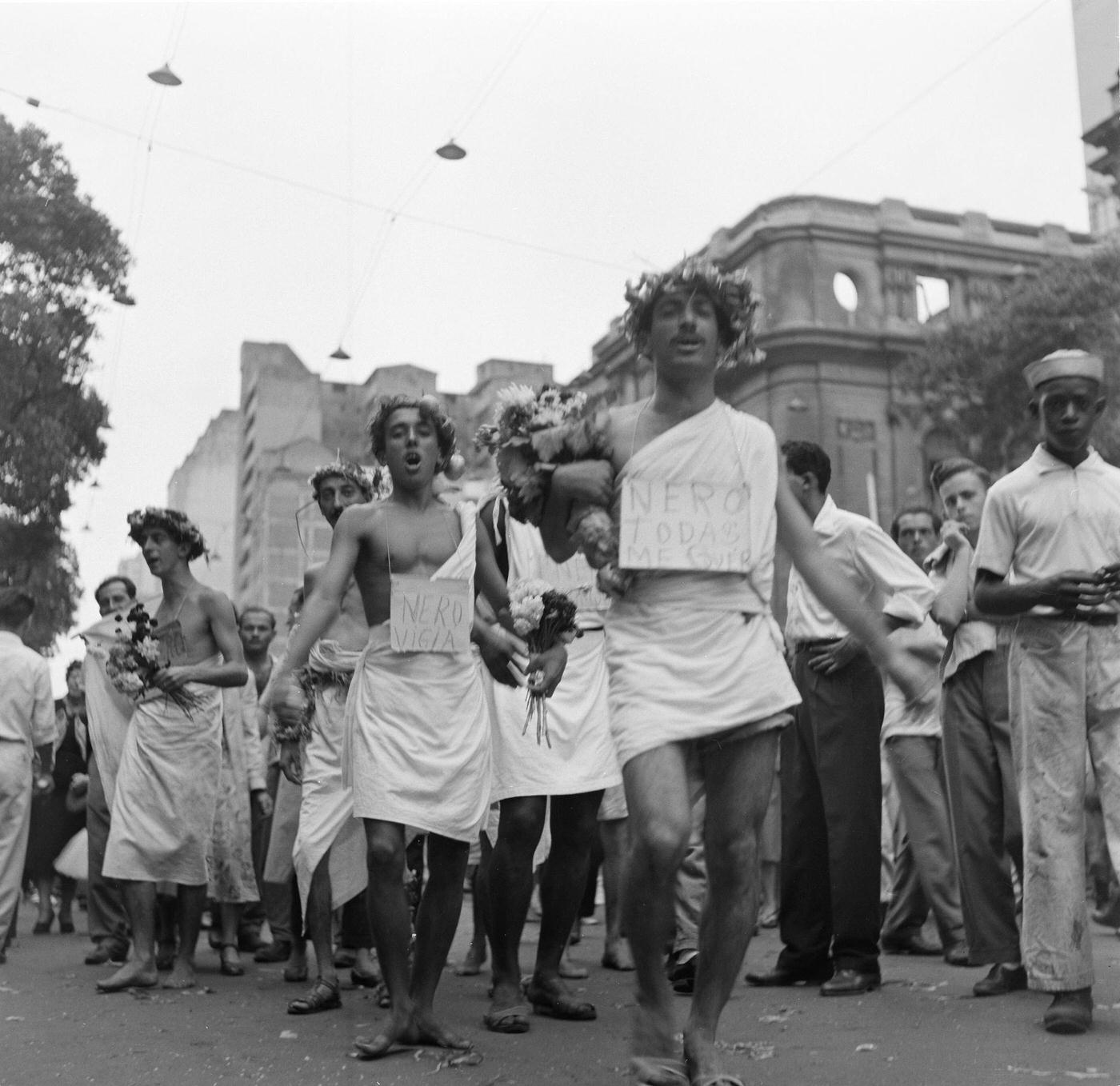Parade Walkers, Rio Carnival 1953
