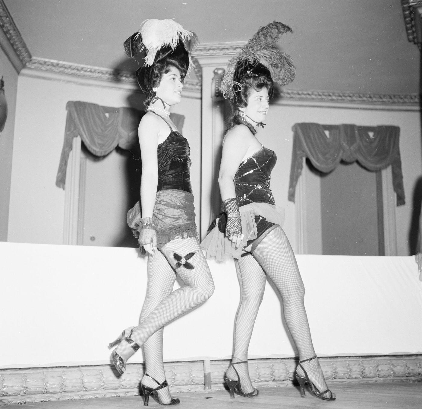 Costumed Partygoers Dancing, Carnival in Rio 1953