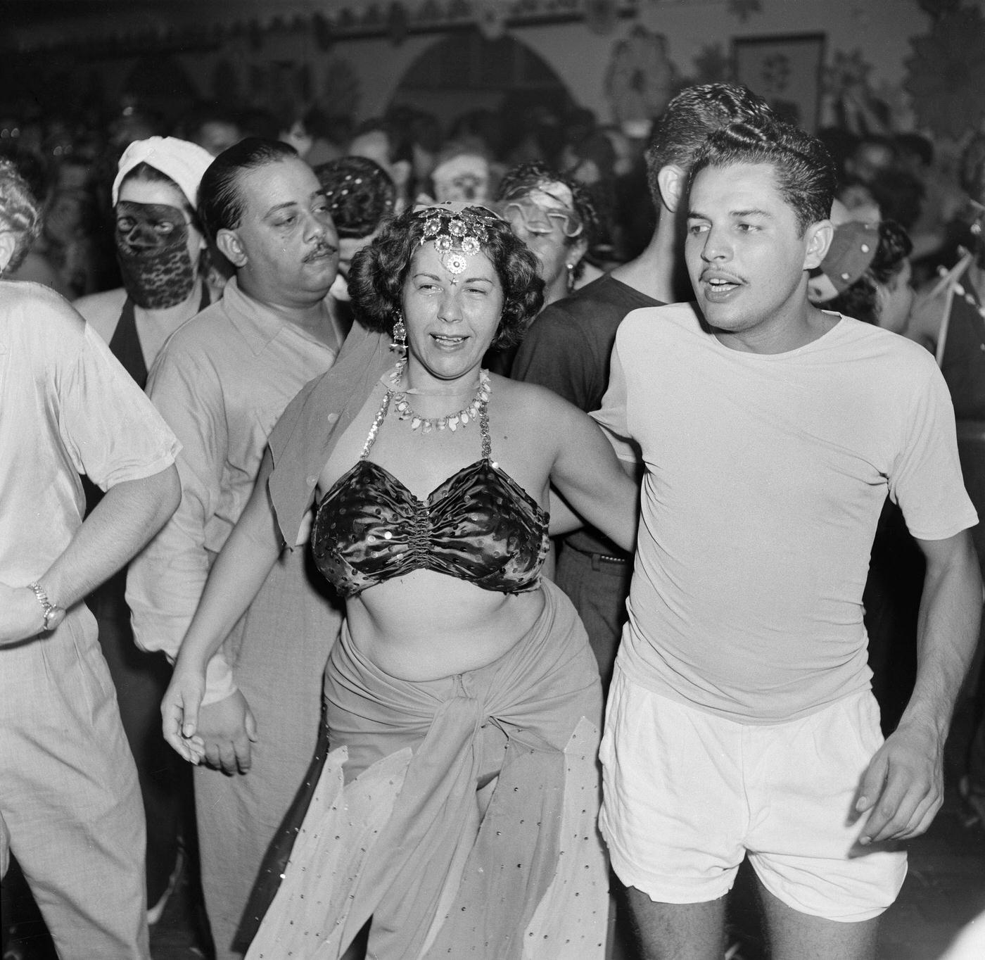 Dancing in Carnival Costumes, Rio 1953
