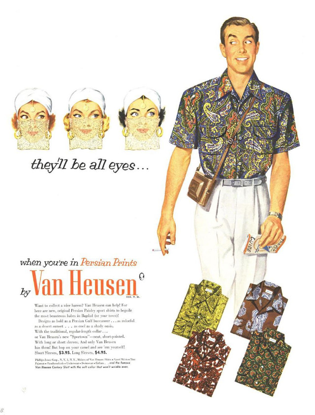 Journey Back in Time: The Unbelievable Van Heusen Shirt Ads of Yesteryears