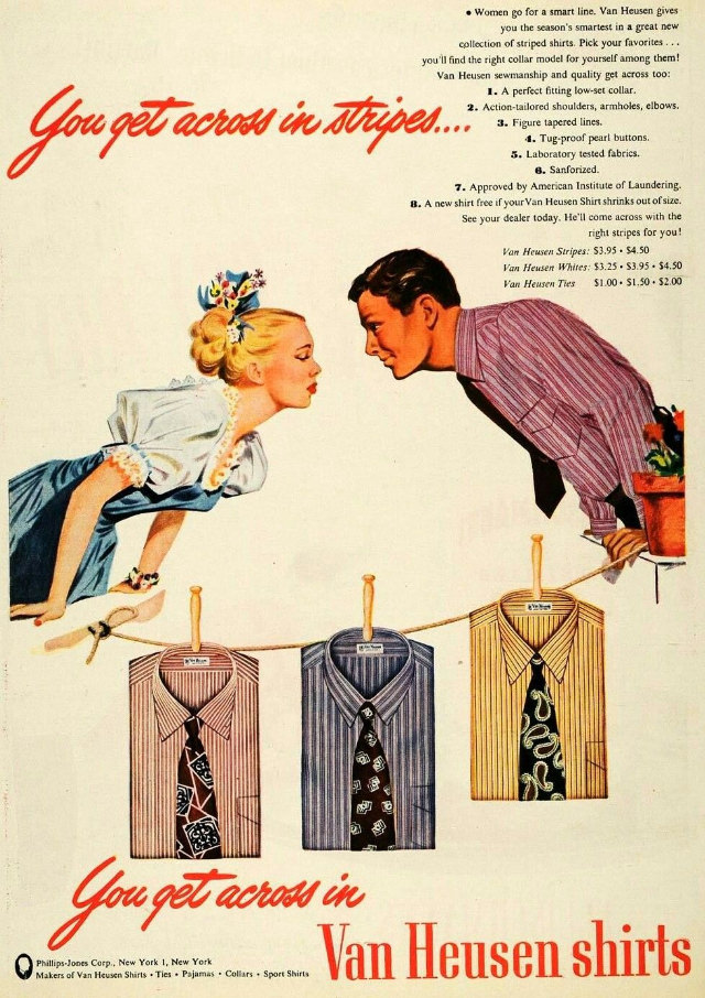 Journey Back in Time: The Unbelievable Van Heusen Shirt Ads of Yesteryears