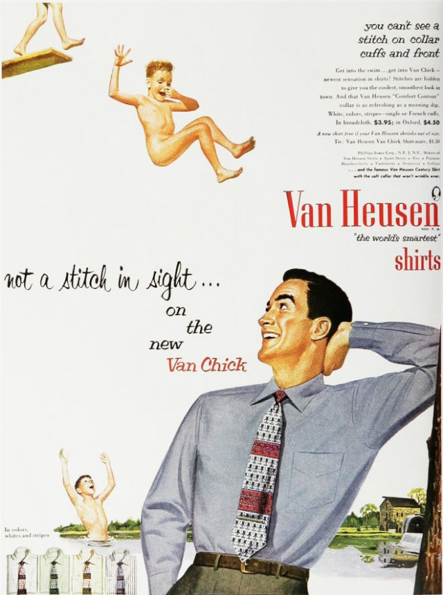 Journey Back in Time: The Unbelievable Van Heusen Shirt Ads of Yesteryears