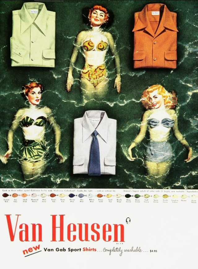 Journey Back in Time: The Unbelievable Van Heusen Shirt Ads of Yesteryears