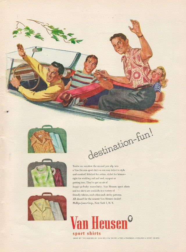 Journey Back in Time: The Unbelievable Van Heusen Shirt Ads of Yesteryears