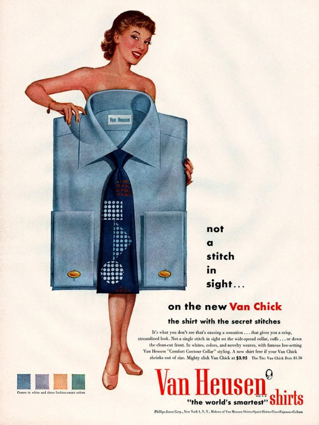 Journey Back in Time: The Unbelievable Van Heusen Shirt Ads of Yesteryears