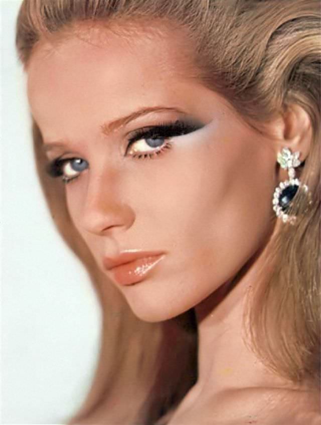 Veruschka, jewelry by Bulgari, 1967