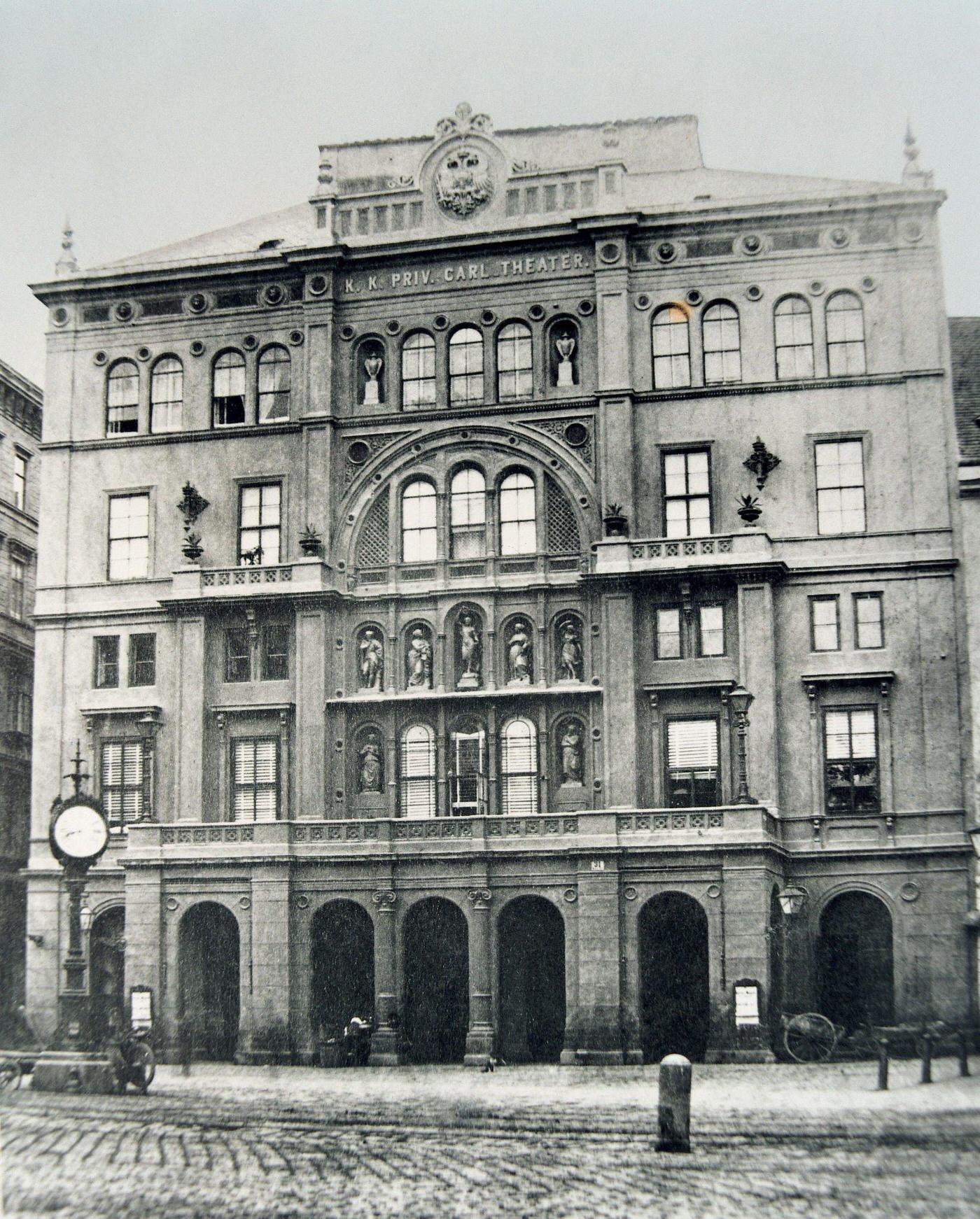 Carl-Theater in Vienna, Leopoldstadt 2nd district, Opened in 1874, destroyed during World War II, Around 1900