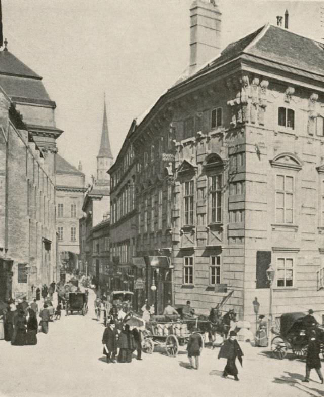 Augustinerstrasse, Vienna, 1900