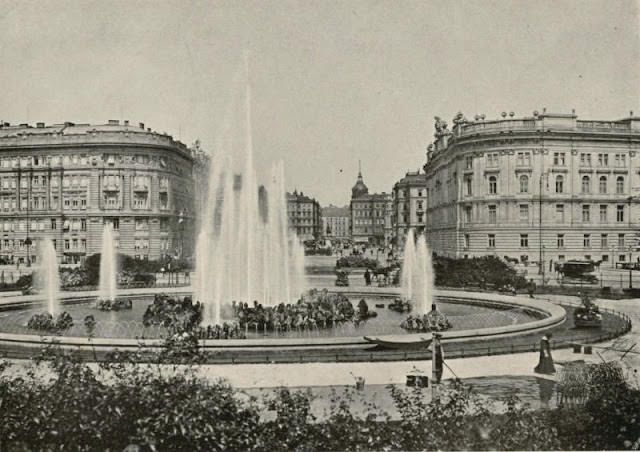 Leuchtbrunnen, Vienna, 1900
