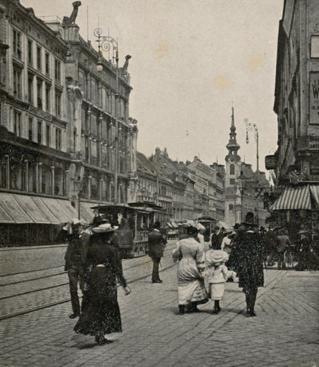 Mariahilferstrasse, Vienna, 1900