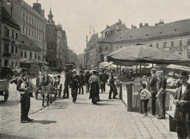 Naschmarkt, Vienna, 1900
