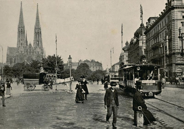 Votivkirchenplatz, Vienna, 1900