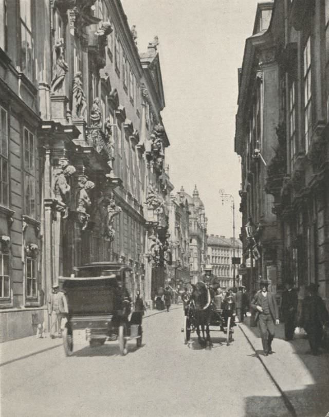 Wipplingerstrasse, Vienna, 1900