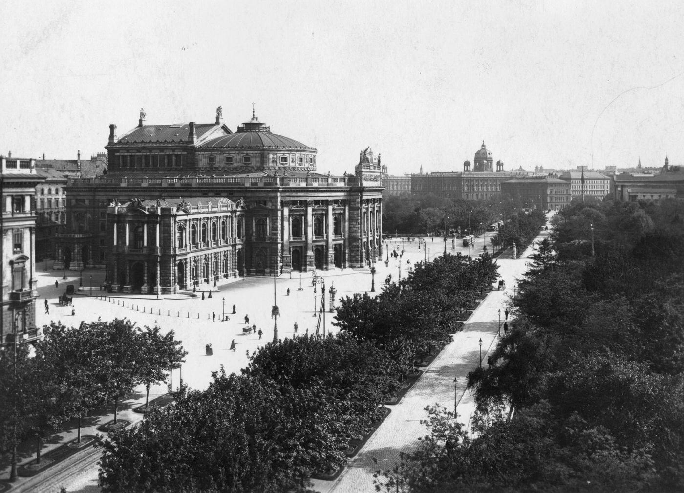 The Hofburg Theatre in Vienna, Around 1900