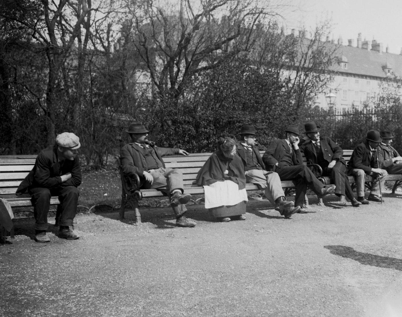 Spring in the Volksgarten, Vienna, 1900s