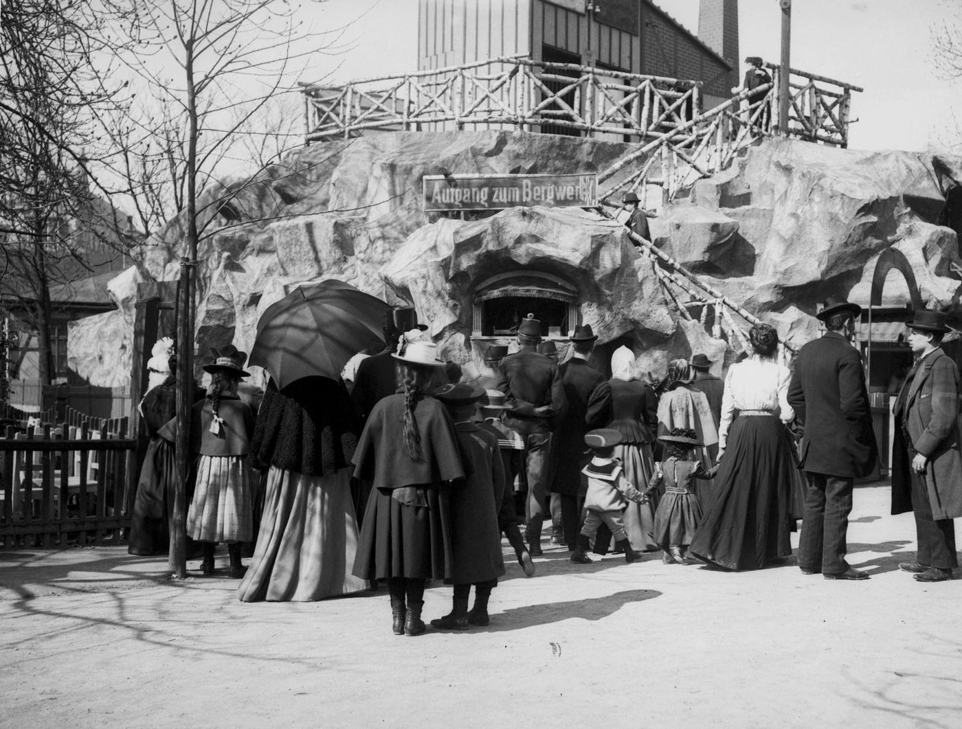 Visitors in the Prater, Vienna, 1900s
