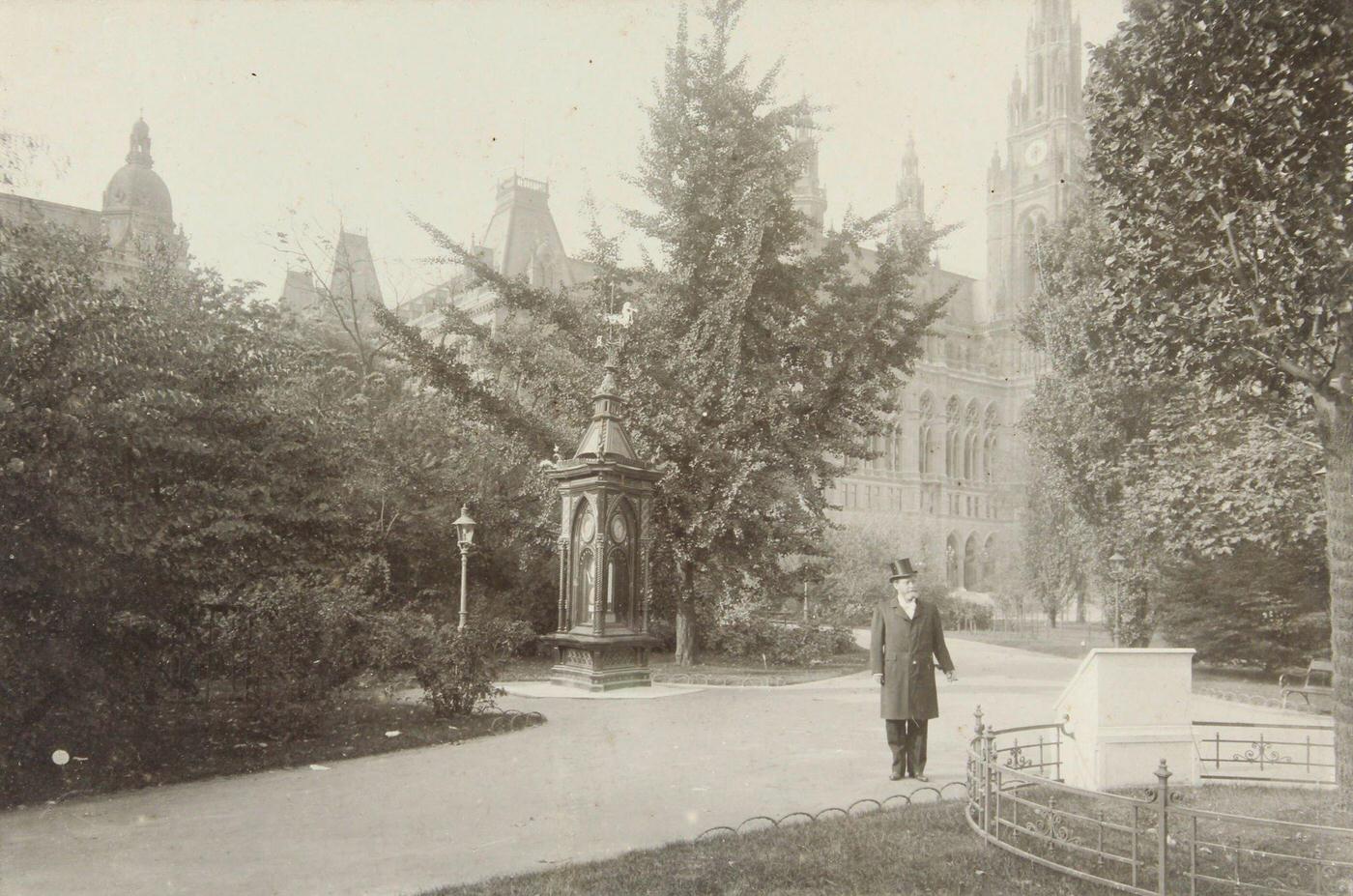 The Viennese Mayor Karl Lueger At City Hall Park, About 1905