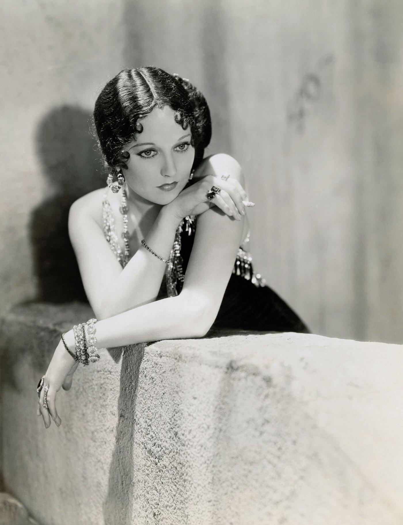 Thelma Todd, black wig and all, as Nellie Bly in Her Man, directed by Tay Garnett.