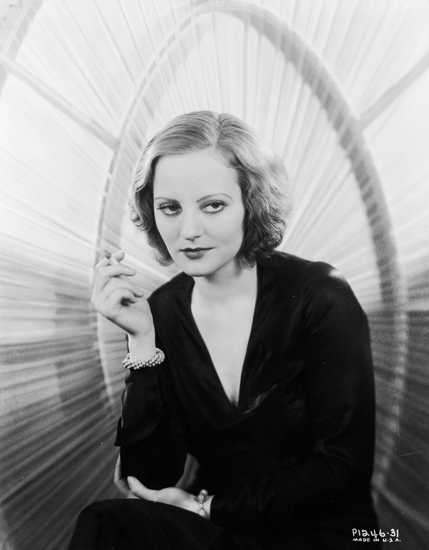 American actress Tallulah Bankhead who starred in silent films and 'Lifeboat', 1968.