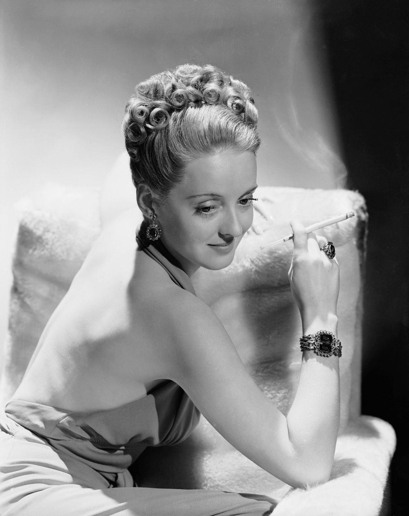 American film star Bette Davis, 1939