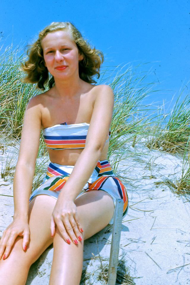 Found Photos Capture Women in Bathing Suits From the 1940s