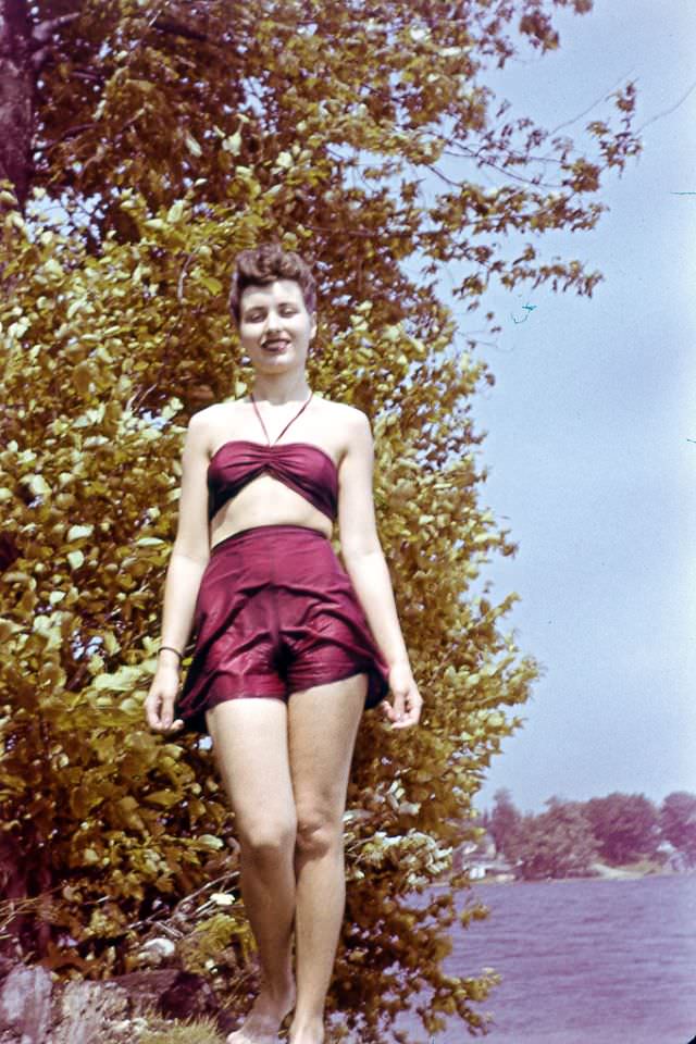 Found Photos Capture Women in Bathing Suits From the 1940s