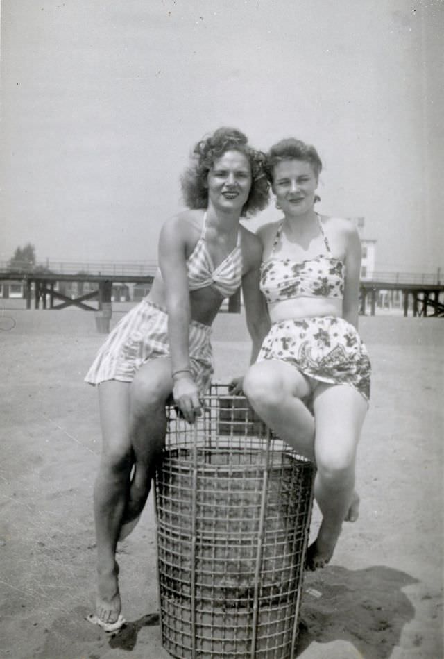 Found Photos Capture Women in Bathing Suits From the 1940s