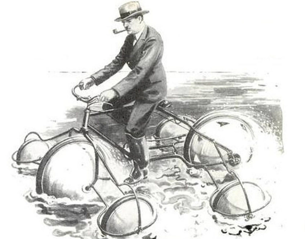 A Bicycle That Can Swim: Discover the 1932 French Invention That Could Glide Across Land and Water!