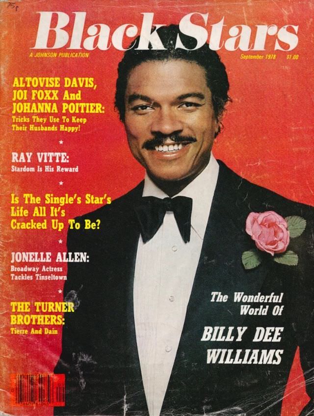 Billy Dee Williams, September 1978