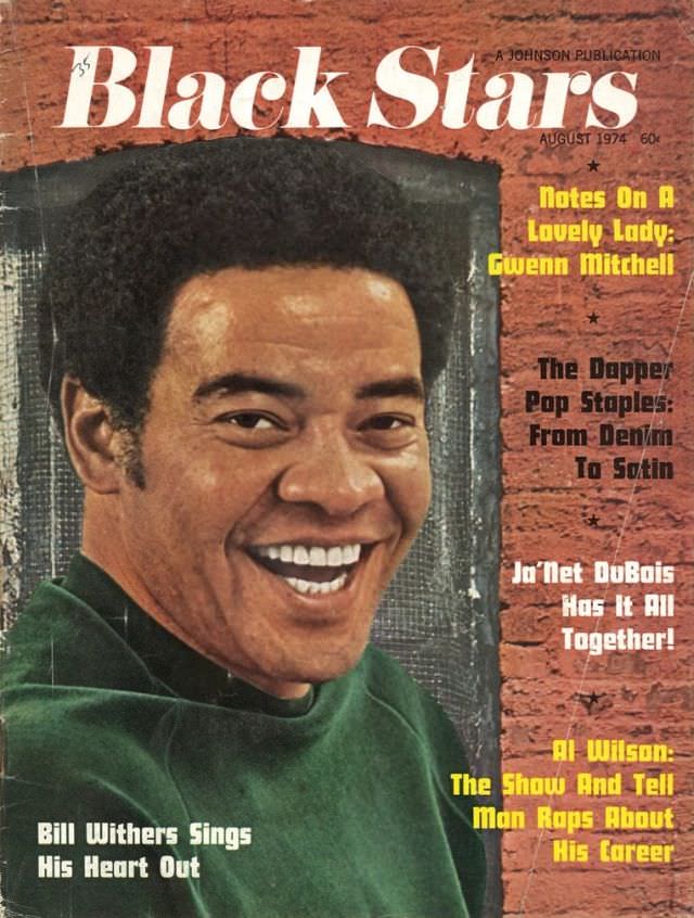 Bill Withers, August 1974