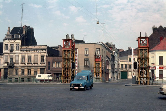 Rue de Manchester and Quai de Mariemont, Molenbeek-Saint-Jean, 1980