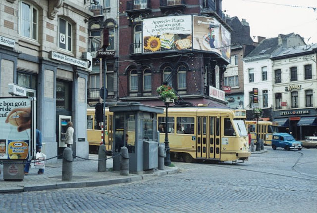 0 Signalman of the STIB at the Barrière de Saint Gilles, Saint-Gilles, 1980