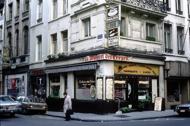 La Maison des crèpes, Rue du Midi, Brussels, 1981