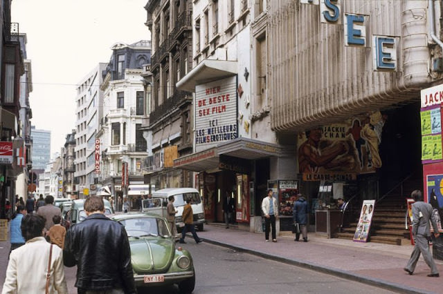 Rue du Pont Neuf (between rue Neuve and boulevard Adolphe Max), 1981