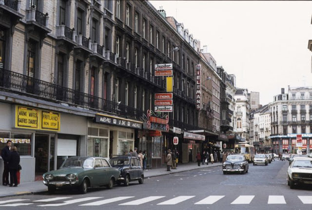 Rue Henri Maus (along the Stock Exchange), Brussels, 1981