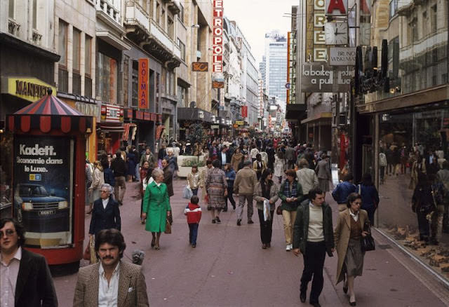 Rue Ravenstein, Place Royale, Brussels, 1981