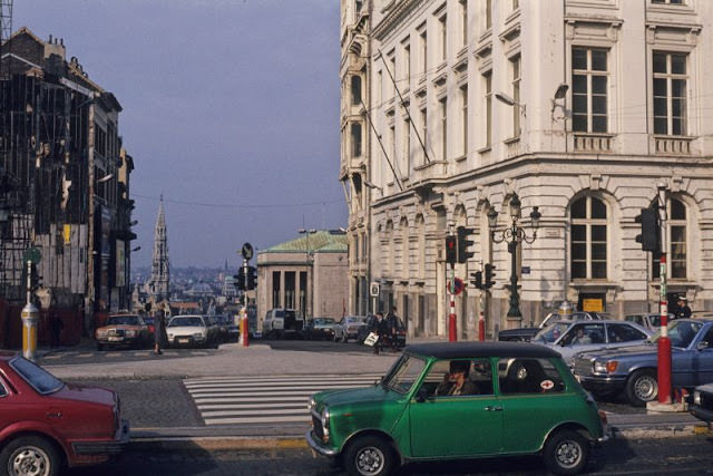 Rue Ravenstein, Place Royale, Brussels, 1981