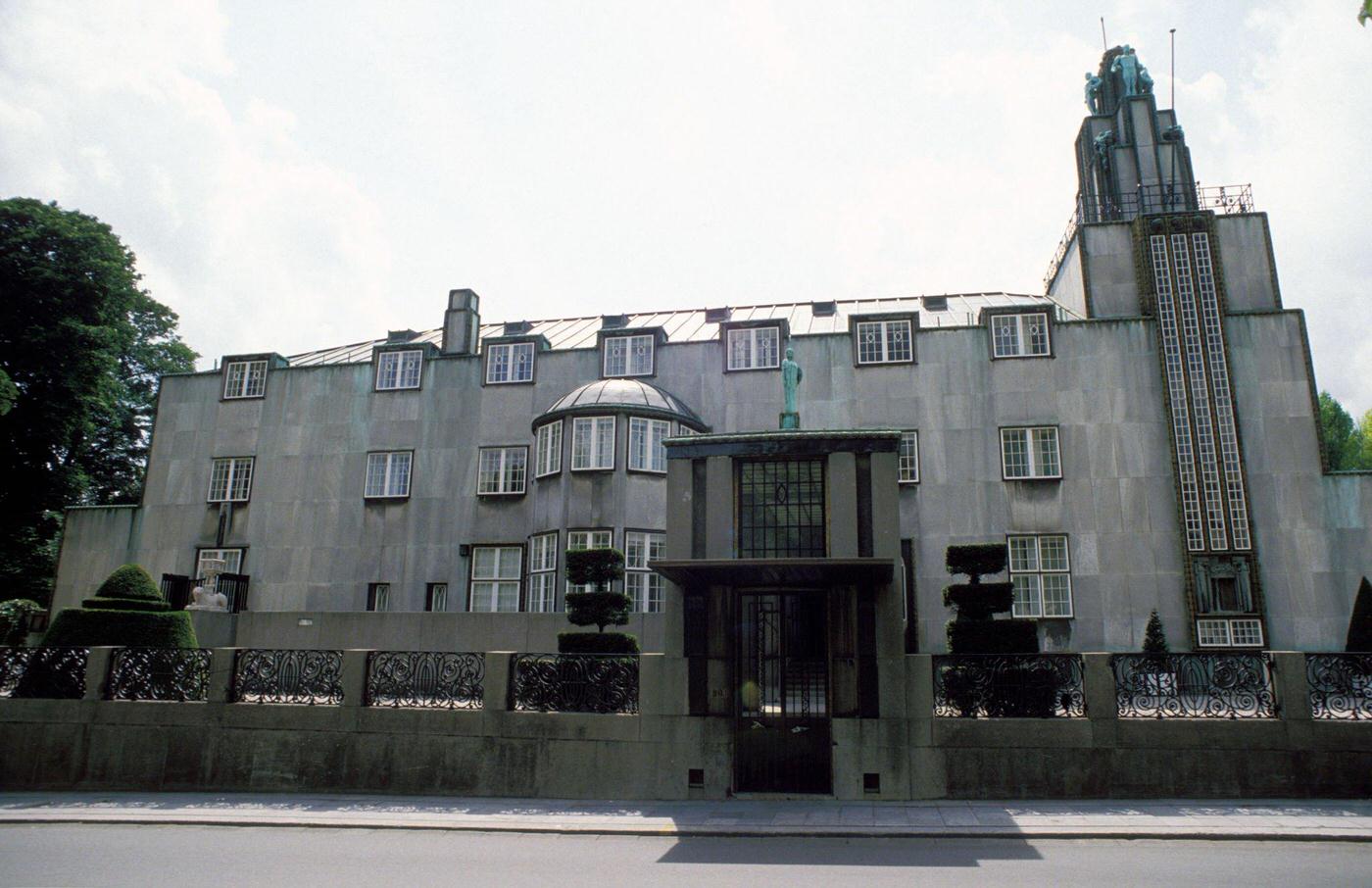 Stoclet Palace in Brussels, Belgium, 1986.