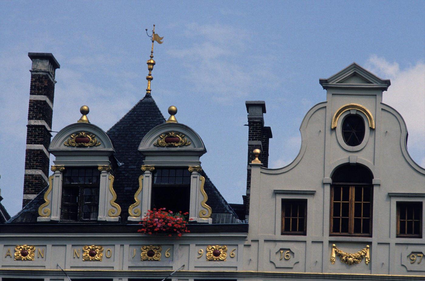 Grand Place in Brussels, Belgium, 1986.