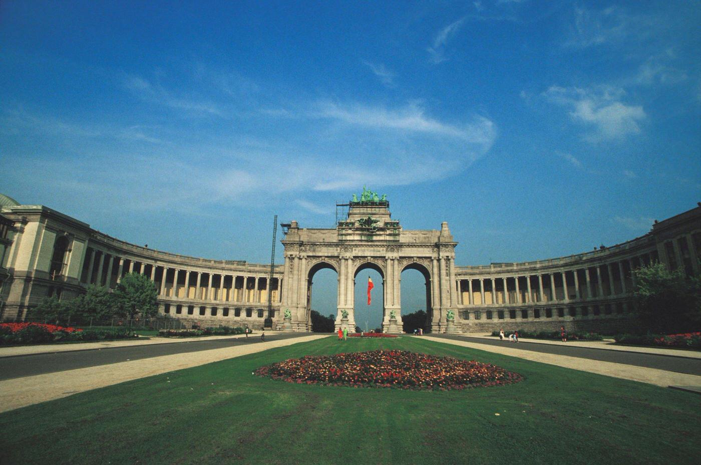Parc du Cinquantenaire in Brussels, Belgium, 1986.